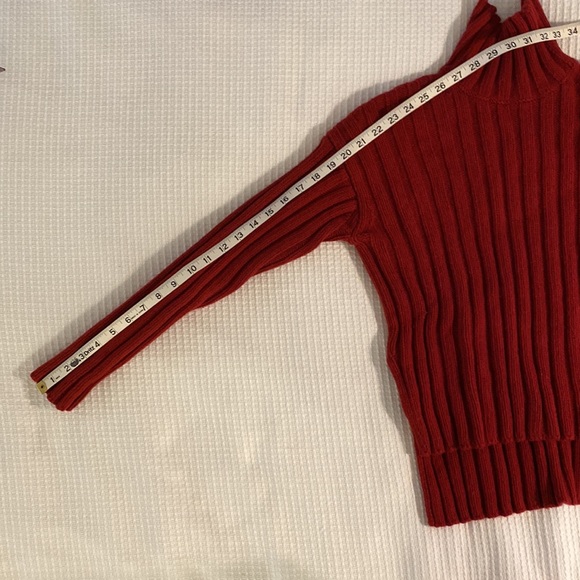 Everlane Wool Cashmere Rib Turtleneck high low, Size xxs - Picture 7 of 8